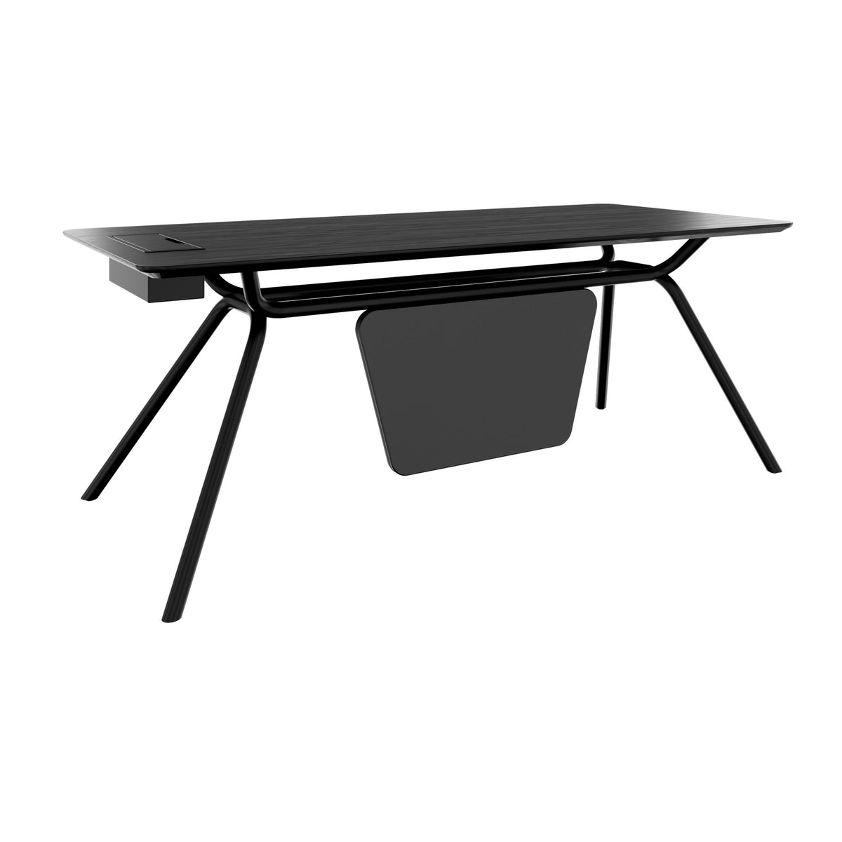 ARQUS Chefschreibtisch | 1800-2200 x 760 mm, Echtholzfurnier - 26 Lightbox Main Image
