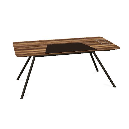 ARQUS Chefschreibtisch | 1800-2200 x 760 mm, Echtholzfurnier