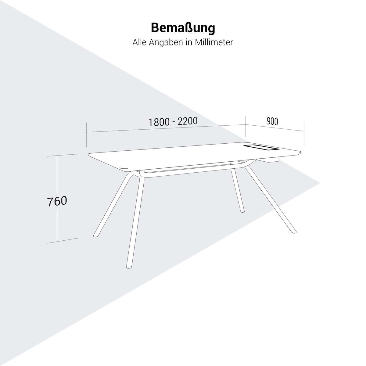 ARQUS Chefschreibtisch | 1800-2200 x 760 mm, Echtholzfurnier - 22 Lightbox Main Image