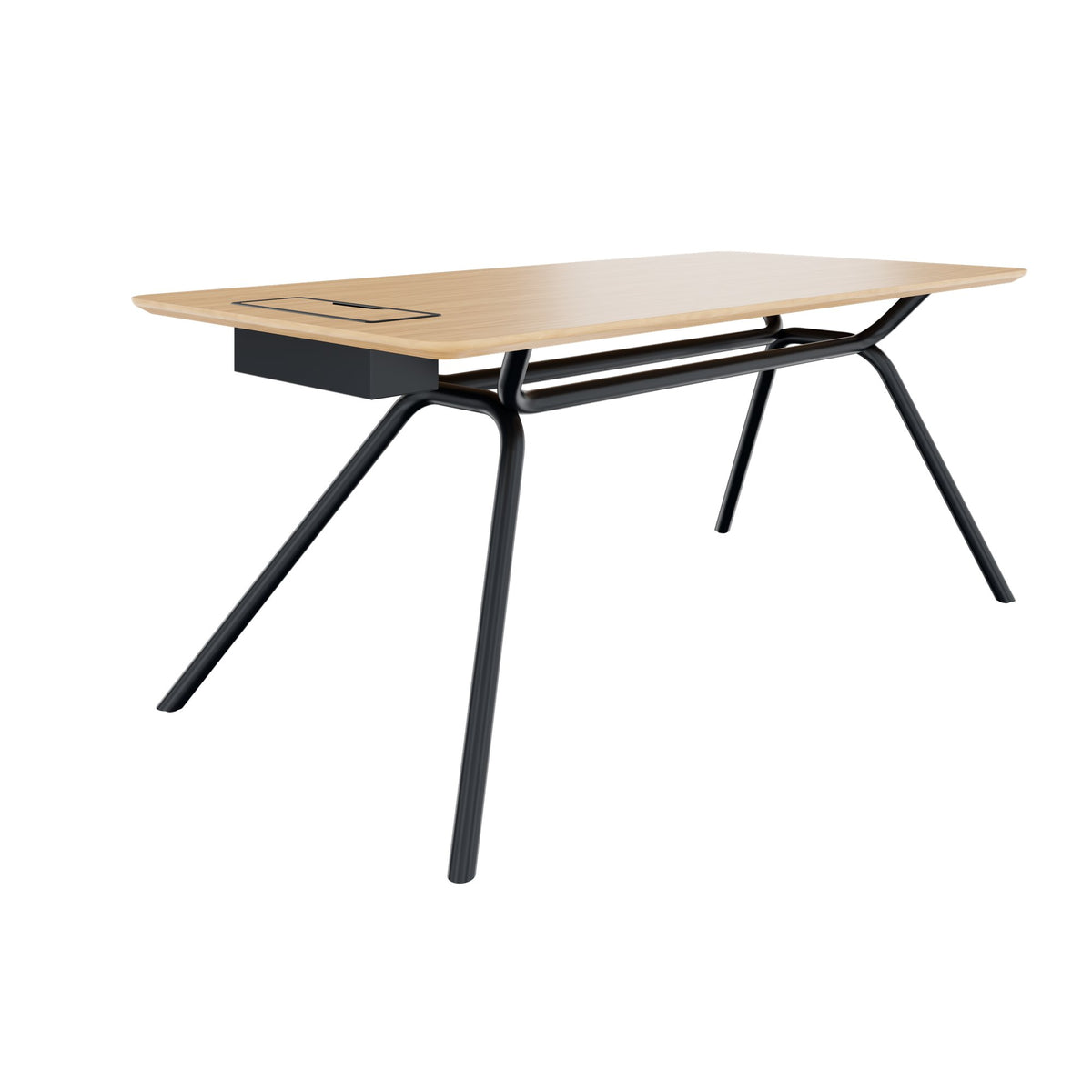ARQUS Chefschreibtisch | 1800-2200 x 760 mm, Echtholzfurnier - 5 Lightbox Main Image