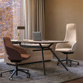 ARQUS Chefschreibtisch | 1930-2330 x 760 mm, Integriertes Sideboard, Echtholzfurnier - 11 Thumbnail Image
