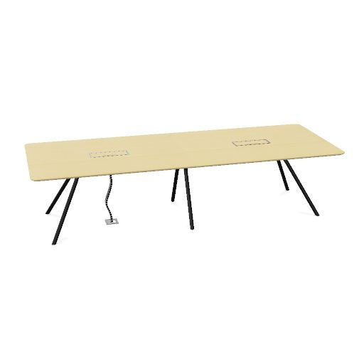 ARQUS Konferenztisch | 2000-4200 x 760 mm (6-12 Personen), Echtholzfurnier