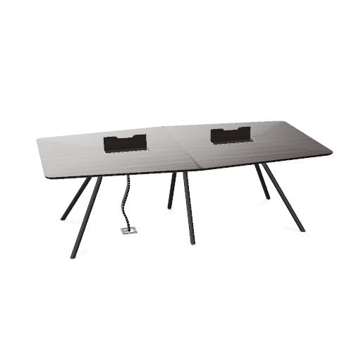 ARQUS Konferenztisch | 2000-4200 x 760 mm (6-12 Personen), Echtholzfurnier