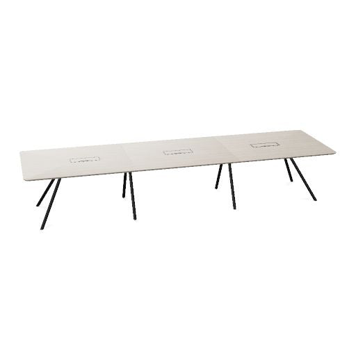 ARQUS Konferenztisch | 2000-4200 x 760 mm (6-12 Personen), Echtholzfurnier