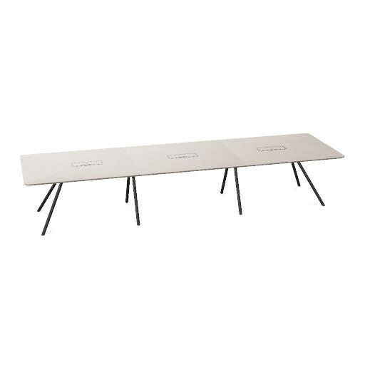 ARQUS Konferenztisch | 2000-4200 x 760 mm (6-12 Personen), Echtholzfurnier
