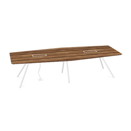ARQUS Konferenztisch | 2000-4200 x 760 mm (6-12 Personen), Echtholzfurnier