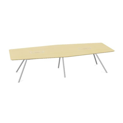 ARQUS Konferenztisch | 2000-4200 x 760 mm (6-12 Personen), Echtholzfurnier
