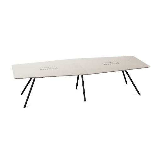 ARQUS Konferenztisch | 2000-4200 x 760 mm (6-12 Personen), Echtholzfurnier