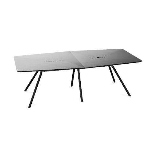 ARQUS Konferenztisch | 2000-4200 x 760 mm (6-12 Personen), Echtholzfurnier