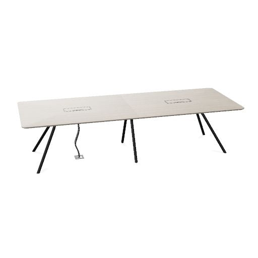 ARQUS Konferenztisch | 2000-4200 x 760 mm (6-12 Personen), Echtholzfurnier