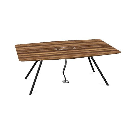 ARQUS Konferenztisch | 2000-4200 x 760 mm (6-12 Personen), Echtholzfurnier