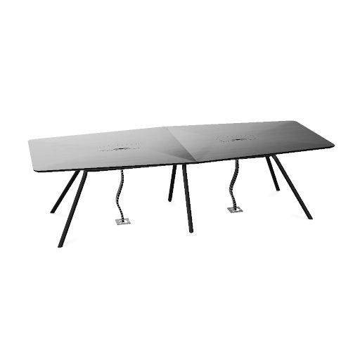 ARQUS Konferenztisch | 2000-4200 x 760 mm (6-12 Personen), Echtholzfurnier
