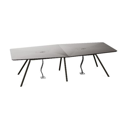 ARQUS Konferenztisch | 2000-4200 x 760 mm (6-12 Personen), Echtholzfurnier