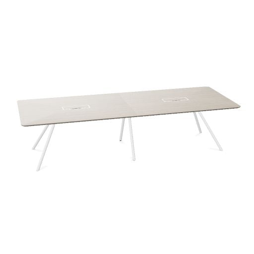 ARQUS Konferenztisch | 2000-4200 x 760 mm (6-12 Personen), Echtholzfurnier
