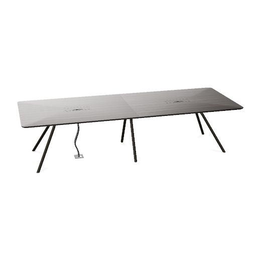 ARQUS Konferenztisch | 2000-4200 x 760 mm (6-12 Personen), Echtholzfurnier