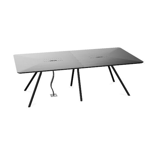 ARQUS Konferenztisch | 2000-4200 x 760 mm (6-12 Personen), Echtholzfurnier