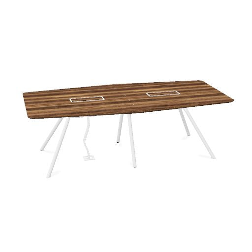 ARQUS Konferenztisch | 2000-4200 x 760 mm (6-12 Personen), Echtholzfurnier