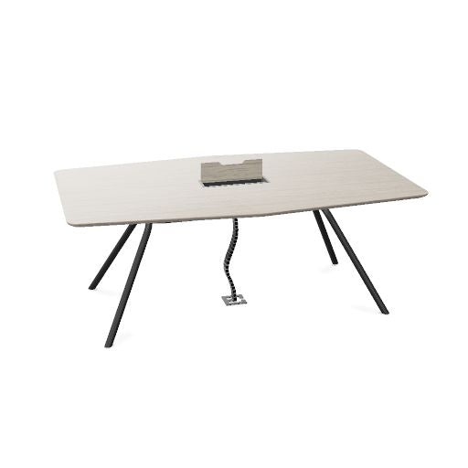 ARQUS Konferenztisch | 2000-4200 x 760 mm (6-12 Personen), Echtholzfurnier