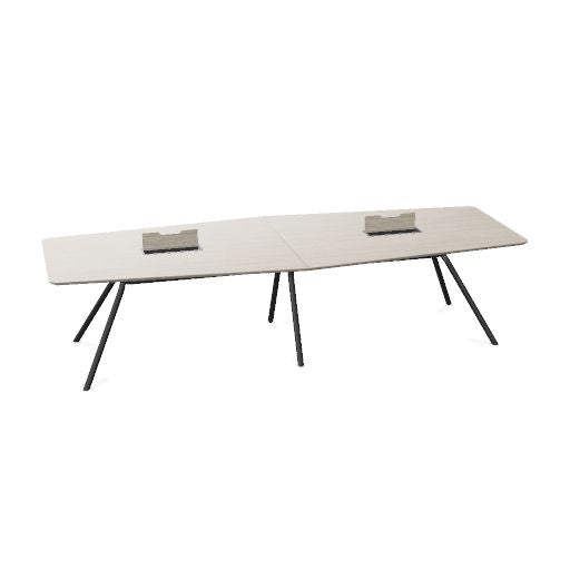 ARQUS Konferenztisch | 2000-4200 x 760 mm (6-12 Personen), Echtholzfurnier