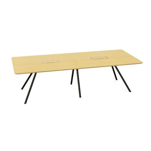 ARQUS Konferenztisch | 2000-4200 x 760 mm (6-12 Personen), Echtholzfurnier
