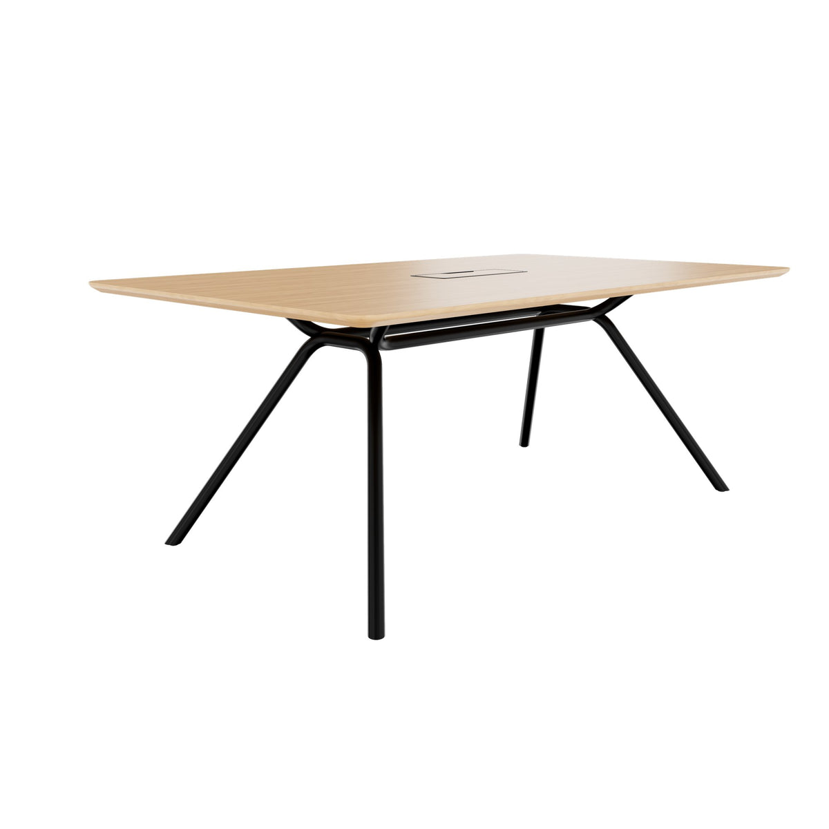 ARQUS Konferenztisch | 2000-4200 x 760 mm (6-12 Personen), Echtholzfurnier - 16 Lightbox Main Image