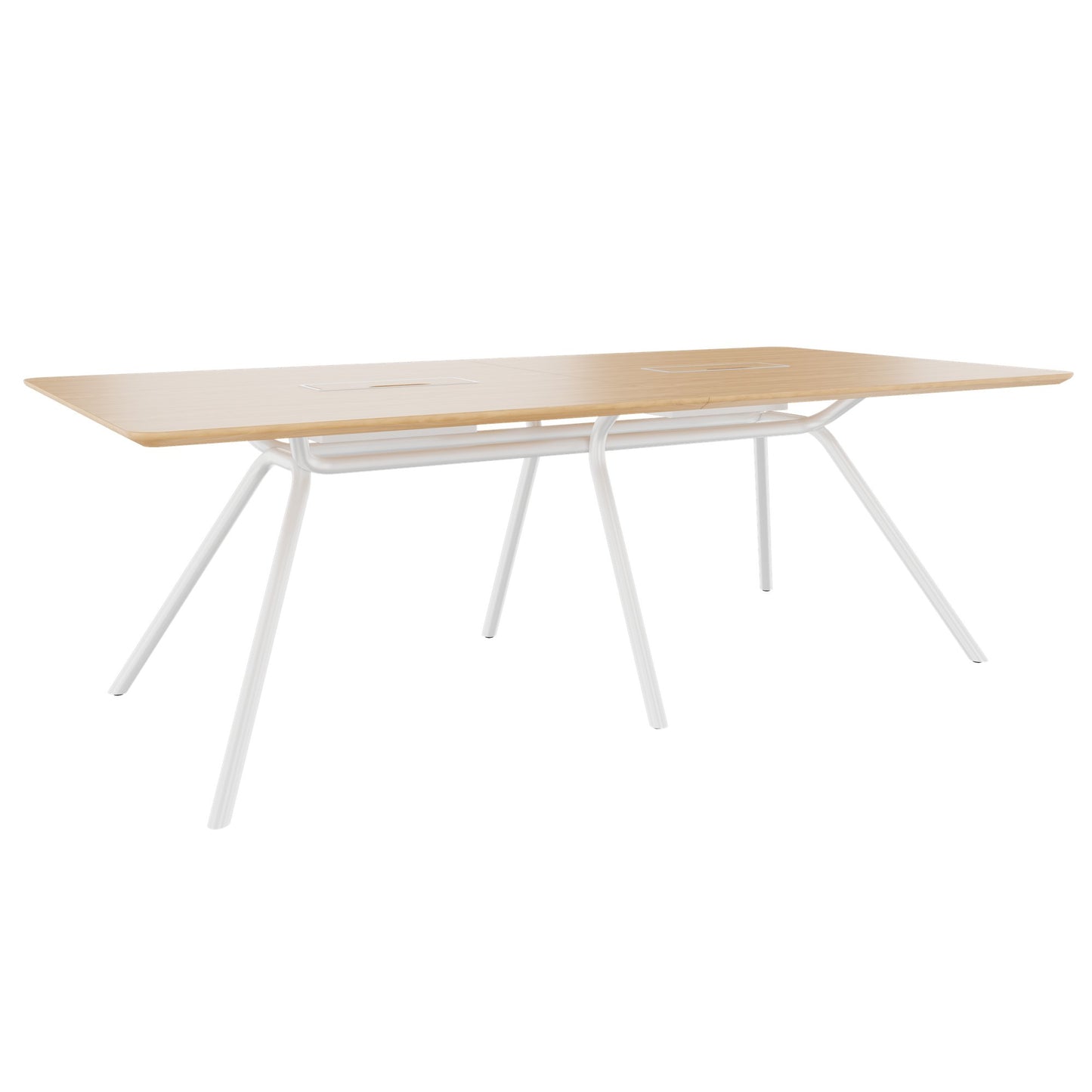 ARQUS Konferenztisch | 2000-4200 x 760 mm (6-12 Personen), Echtholzfurnier