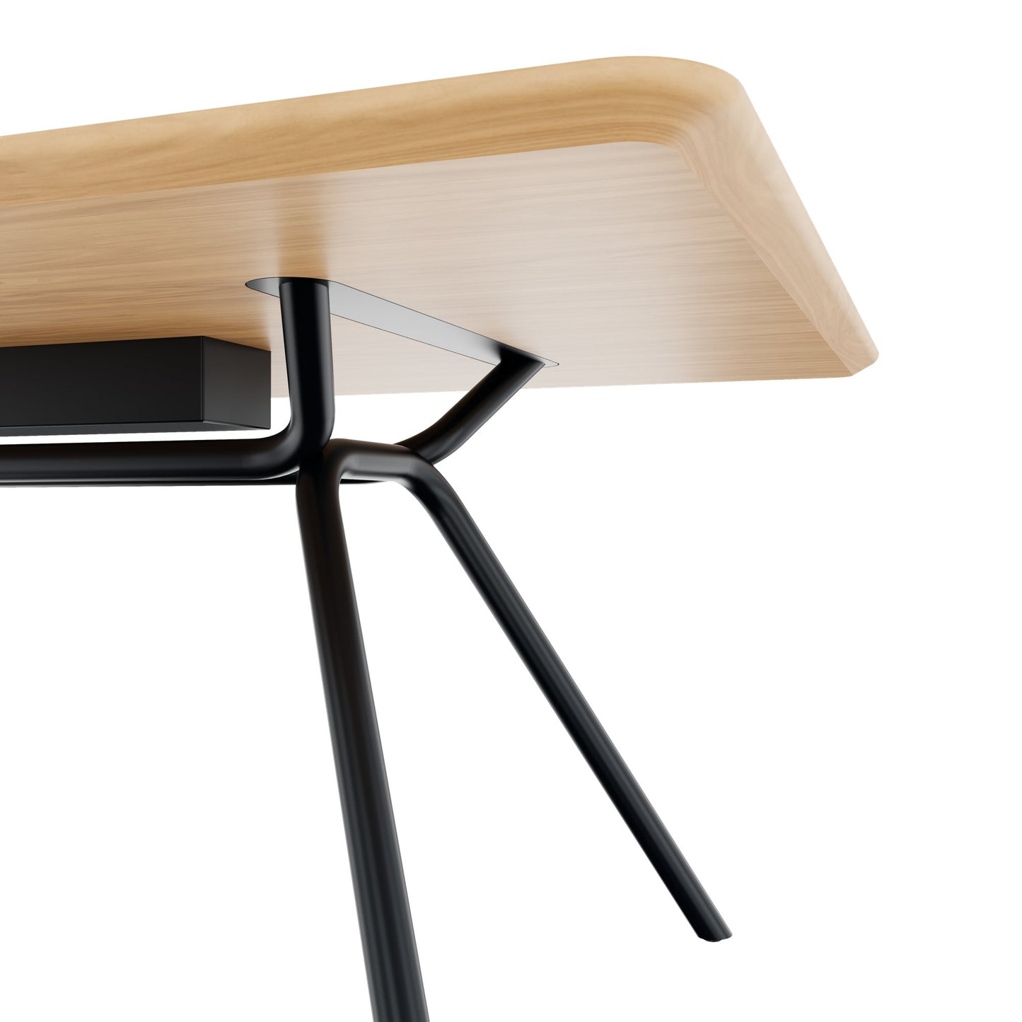 ARQUS Konferenztisch | 2000-4200 x 760 mm (6-12 Personen), Echtholzfurnier
