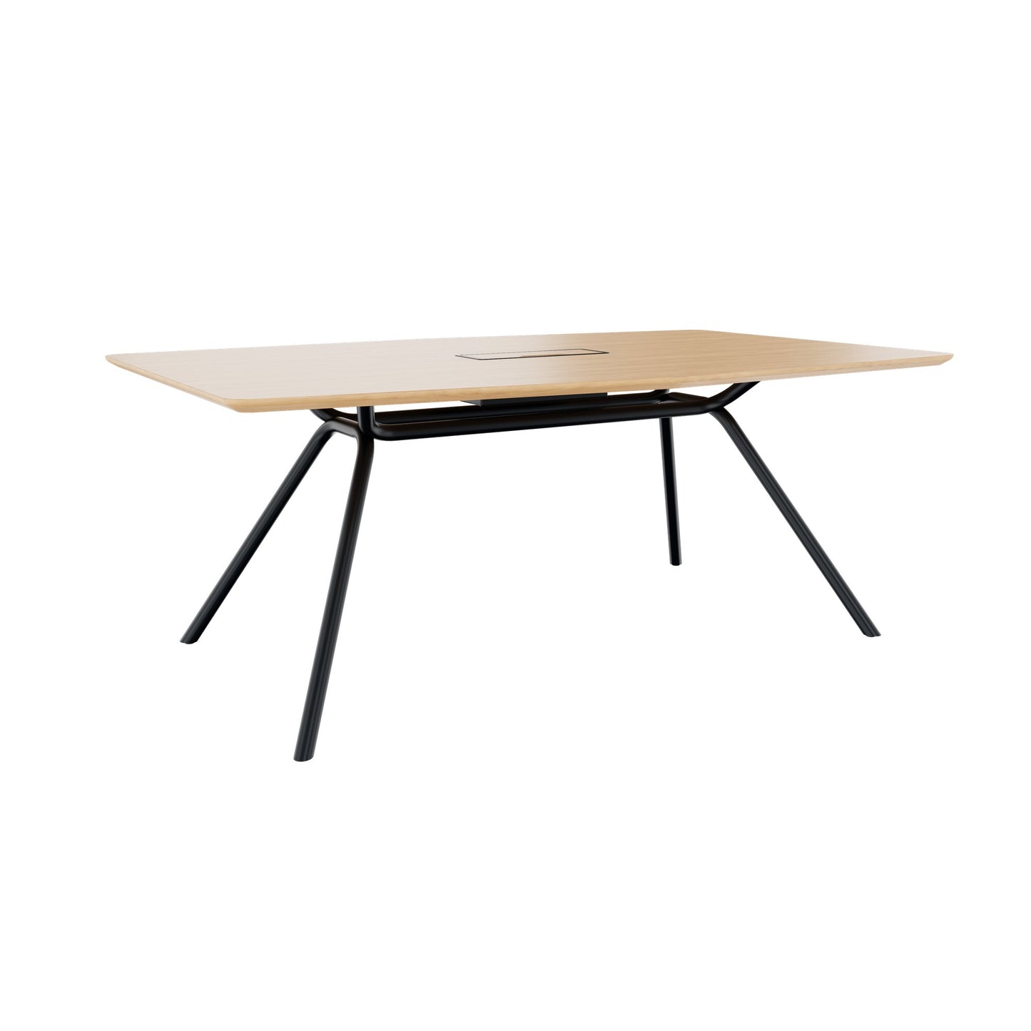 ARQUS Konferenztisch | 2000-4200 x 760 mm (6-12 Personen), Echtholzfurnier