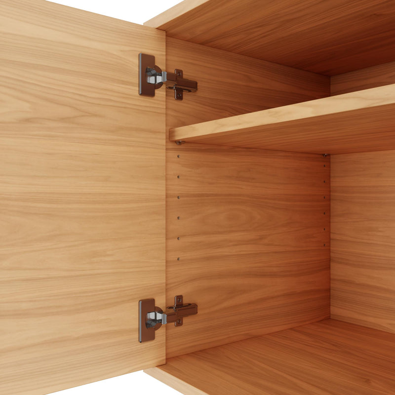 ARQUS Lowboard | 1400 x 760 mm, Push-To-Open, Echtholzfurnier - 15 Main Image