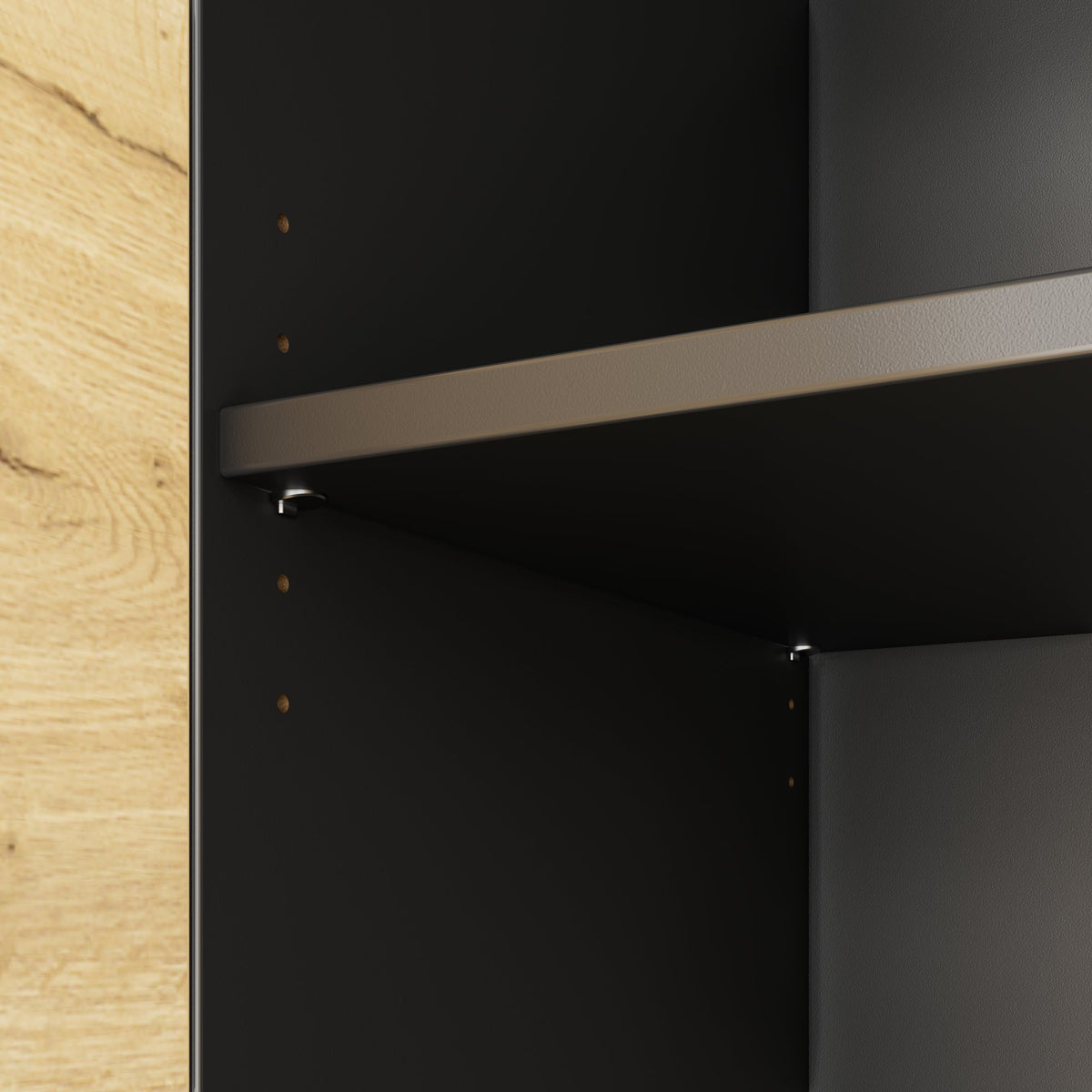 ART Aktenschrank | 4 OH, 1600 x 1760 mm, Wildeiche-Dunkelgrau - 9 Lightbox Main Image