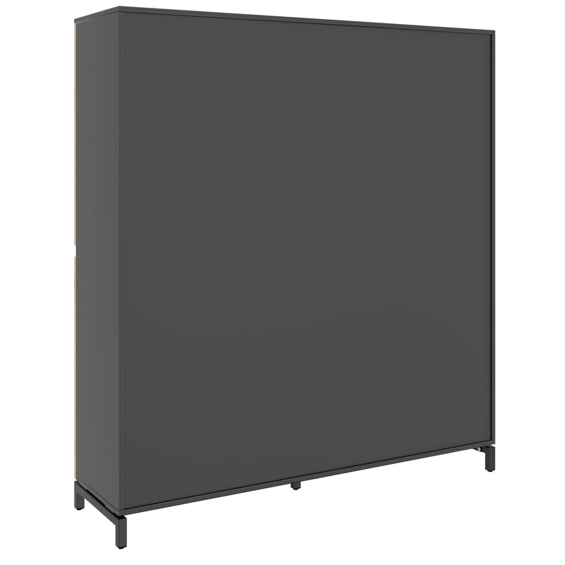 ART Aktenschrank | 4 OH, 1600 x 1760 mm, Wildeiche-Dunkelgrau - 4 Main Image
