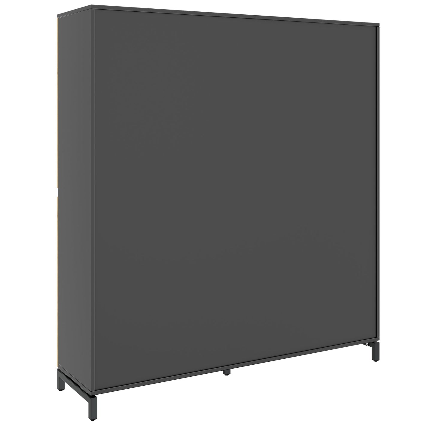 ART Aktenschrank | 4 OH, 1600 x 1760 mm, Wildeiche-Dunkelgrau