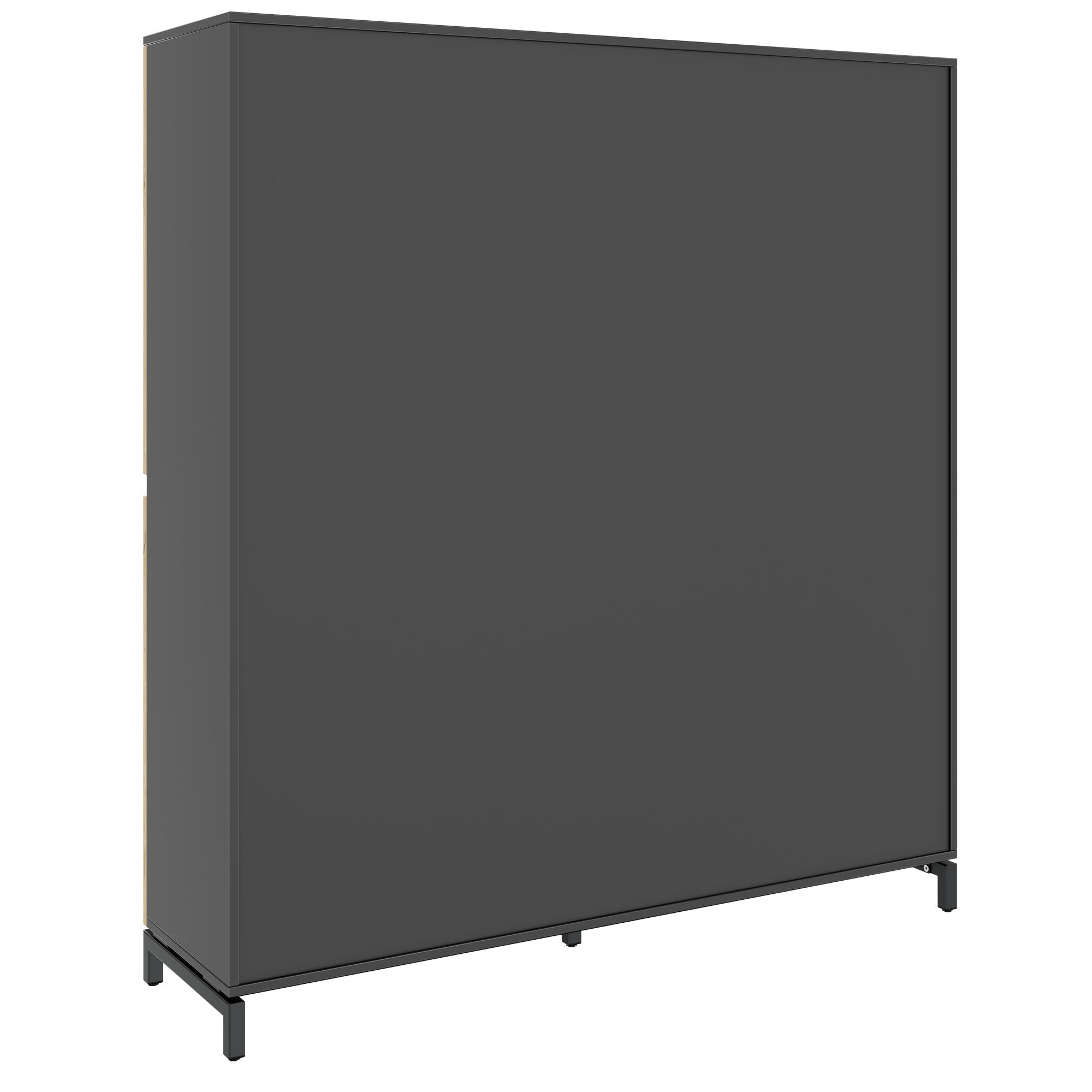 ART Aktenschrank | 4 OH, 1600 x 1760 mm, Wildeiche-Dunkelgrau
