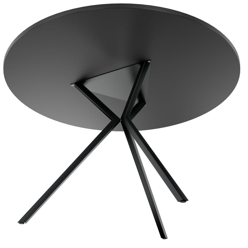 ART Tableau de réunion | Rond, Ø 1200 mm, gris foncé - 4 Main Image