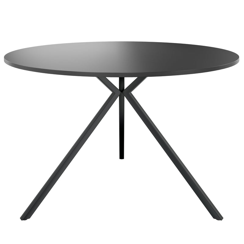 ART Tableau de réunion | Rond, Ø 1200 mm, gris foncé - 1 Main Image