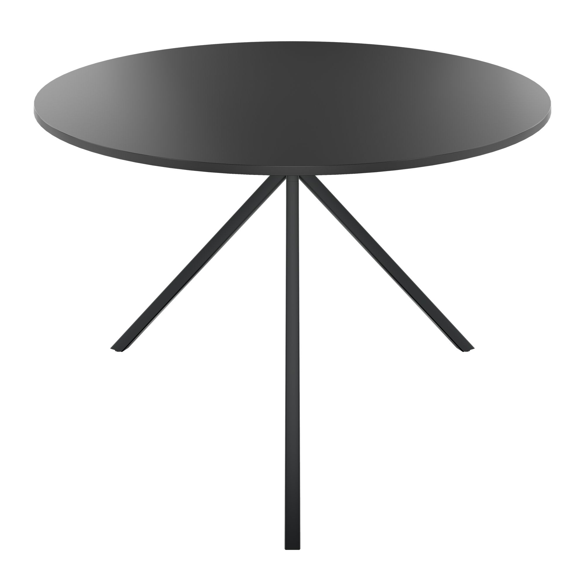 ART Tableau de réunion | Rond, Ø 1200 mm, gris foncé