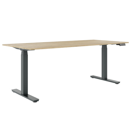ART Chef-Schreibtisch | 2000 x 900 mm, elektrisch höhenverstellbar,         Wildeiche