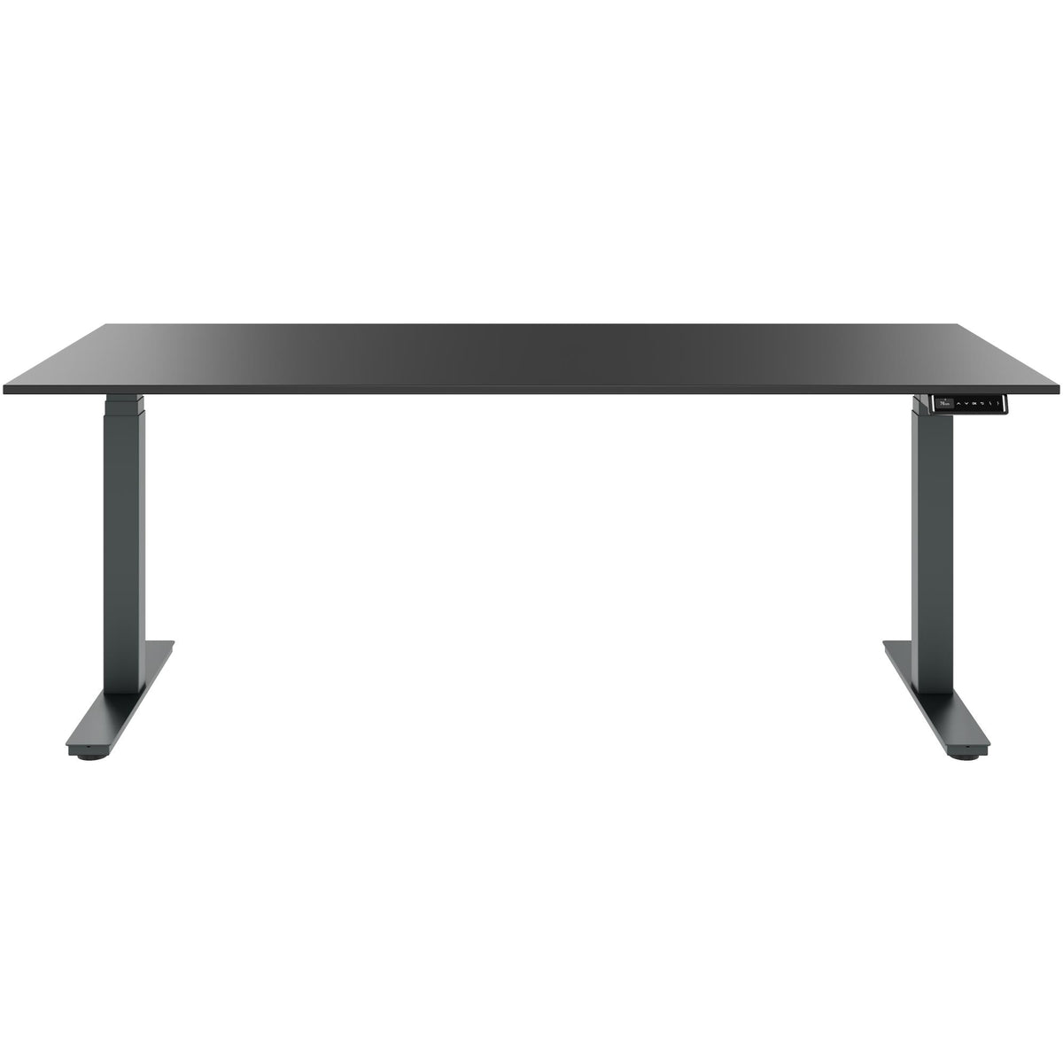 ART Chef-Schreibtisch | 2000 x 900 mm, elektrisch höhenverstellbar, Dunkelgrau