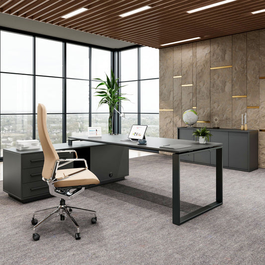 ART Chief description | 2240 x 1800 mm, integrated lowboard, dark gray