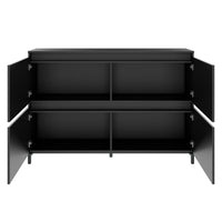 ART Highboard | 2 OH, 1600 x 1080 mm, grigio scuro