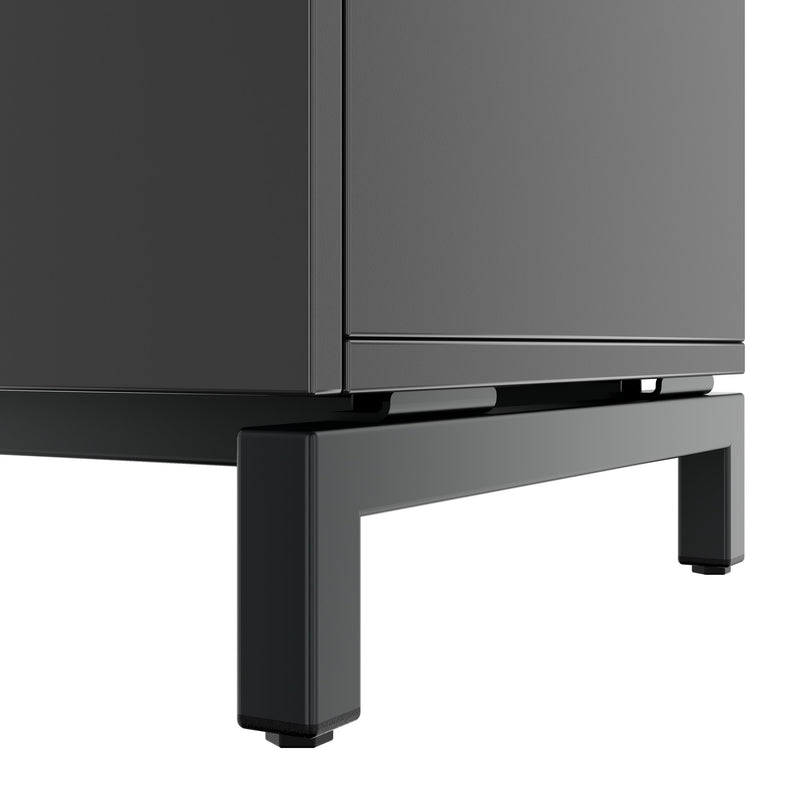 ART Highboard | 2 OH, 1600 x 1080 mm, Dunkelgrau - 5 Main Image