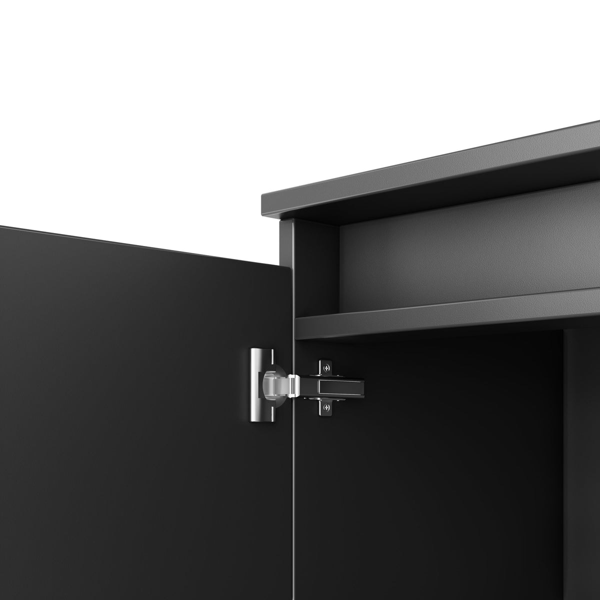 ART Highboard | 2 OH, 1600 x 1080 mm, Dunkelgrau - 8 Lightbox Main Image