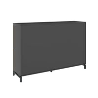 ART Highboard | 2 OH, 1600 x 1080 mm, Wildeiche-Dunkelgrau