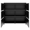 ART Highboard | 3 oh, 1600 x 1560 mm, gris foncé - 3 Thumbnail Image
