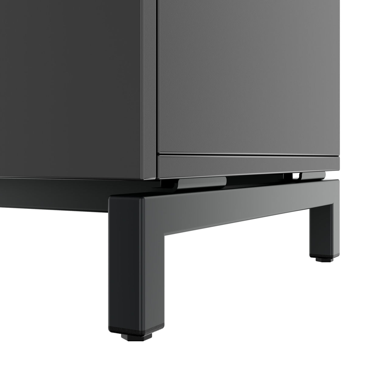 ART Highboard | 3 oh, 1600 x 1560 mm, gris foncé - 5 Lightbox Main Image