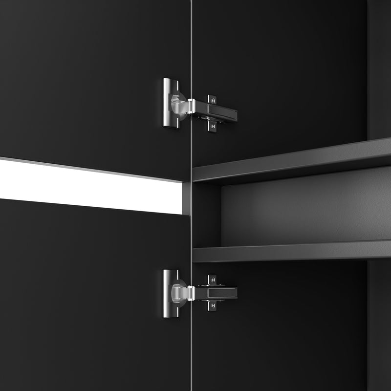 ART Highboard | 3 oh, 1600 x 1560 mm, gris foncé - 8 Main Image