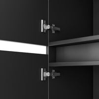 ART Highboard | 3 Oh, 1600 x 1560 mm, dark gray