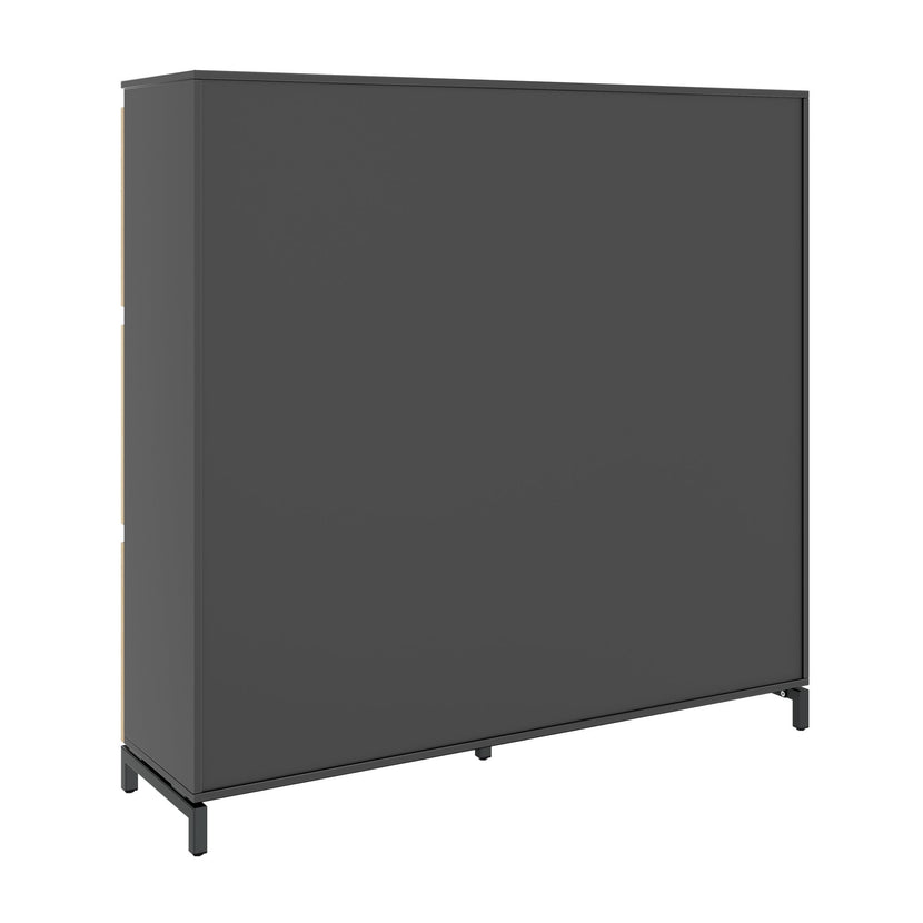 ART Highboard | 3 Oh, 1600 x 1560 mm, wild oak dark gray