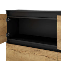 ART Highboard | 2 OH, 1600 x 1080 mm, Wildeiche-Anthrazit