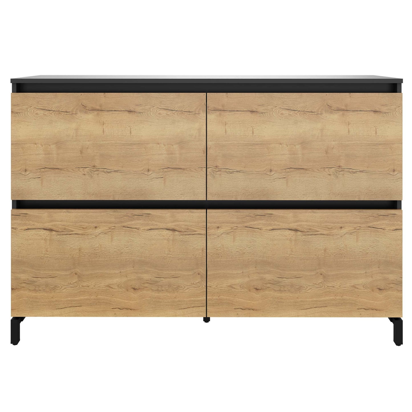 ART Highboard | 2 OH, 1600 x 1080 mm, Wildeiche-Anthrazit